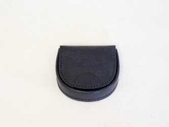 馬蹄型コインケース 黒の画像