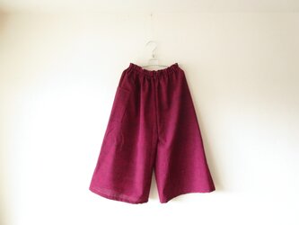 ☆シルク着物ガウチョパンツ☆/31kg68の画像