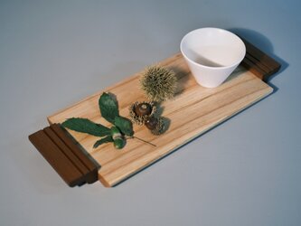 カフェトレイ（持ち手付き）の画像