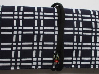 ６６４９　浴衣用の反物で作った和風財布・ポーチ　＃送料無料の画像