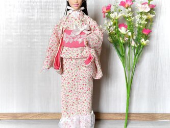 「flower garden-乙女の真心-」28～30cmドール着物の画像