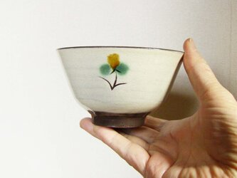 花文三彩茶碗の画像