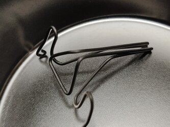 チタンワイヤースキッターTYPE_R_Ti【艶消しチタン】ケース付の画像