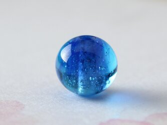 ガラスアクセサリー【瑠璃】縞の小石　SS251の画像