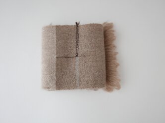 cashmere/wool short scarf 「sentence」の画像