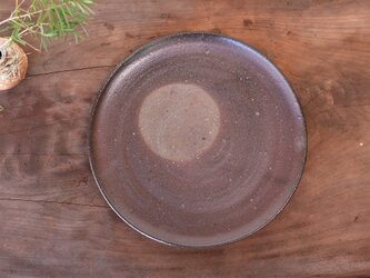 備前焼 皿(19.5cm)　sr3-076の画像
