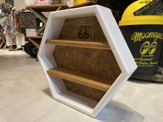 在庫あり　即納　Ok  Hotaru  ヘキサゴン　小物置き　リビング　子供　ステンシル　アクセサリー　オーダー可の画像