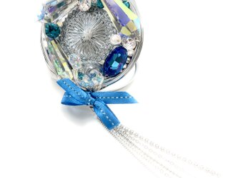 東京切子コンパクトミラー　輝菊　～かがやきぎく～　Ice Queenの画像