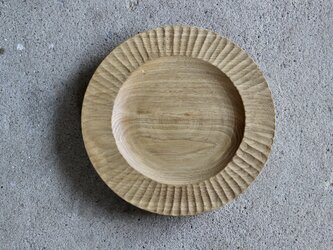 栗のリム皿(24cm)の画像