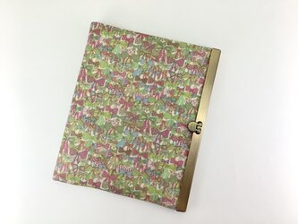 B6手帳ノートカバー　ジェニーズリボンズ　ビニコ　リバティプリントの画像