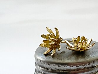 K18　小花が耳元を華やかに。floret ピアスの画像