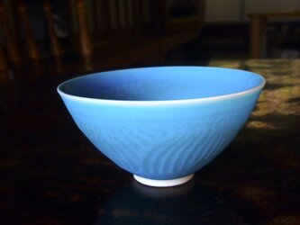 ーコイズブルーのごはん茶碗の画像