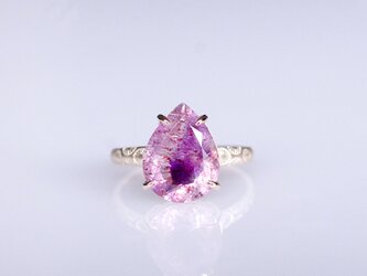 アメジストエレスチャル K10リング CHRYSO(クライソ）の画像