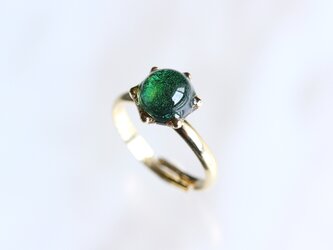 氷石glass ring ~green~の画像