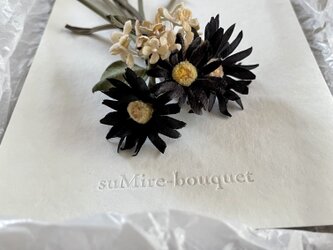 － 黒花と小さい花々 －の画像