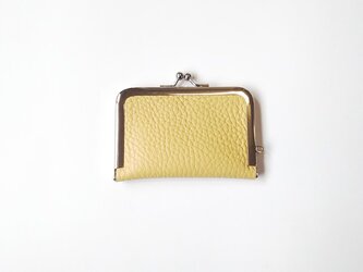 がまぐち  角型  革×リバティ  ⑦の画像