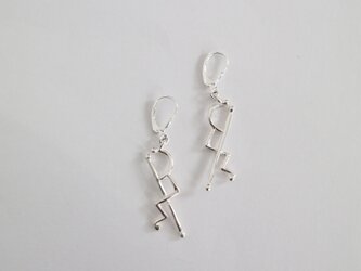 【Silver925】Scribble pierce(earring)の画像