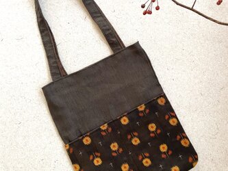 バッグ | 紬ノ花（古布×リネン）の画像