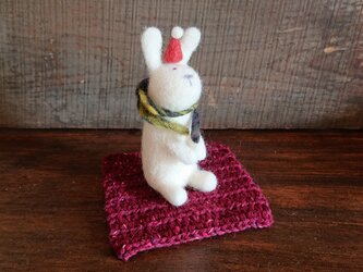 【再販】ウサギさんと赤いシート（クリスマス&お正月仕様）の画像