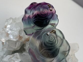フローライトの薔薇リング♪①のみの画像