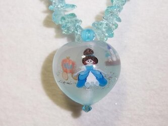 シンデレラのハートネックレスの画像