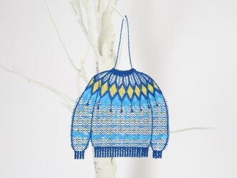 刺繍ｵｰﾅﾒﾝﾄ　セーター　（赤）の画像