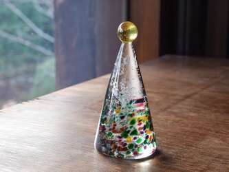 ガラスのクリスマスツリー　verde mixの画像