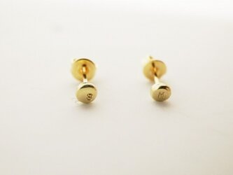 point pierced earrings No.01の画像