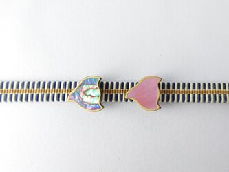 千鳥螺鈿 帯留め兼ペンダントトップの画像