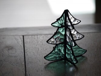 【e様専用オーダーページ】ステンドグラス　クリスマスツリー ｈ＋教会ジュエリートレイの画像