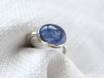 K10WG[青紫のflower tanzanite]ringの画像