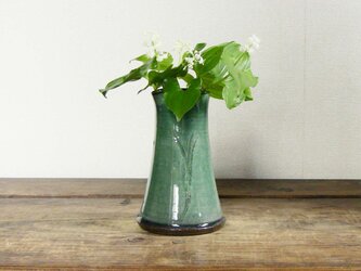 口付花入（織部）の画像
