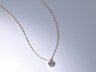 Diamond_0.24ct/K18YG Necklace 【miniera/ミニエーラ】の画像