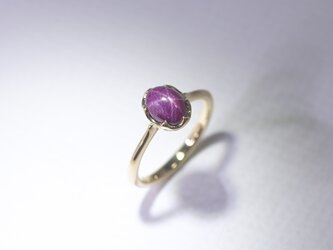 StarRuby_2.45ct K18YG Ring【Primeiro/プリメイロ】の画像