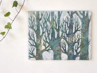 原画　『おしゃべりな冬の森。』の画像