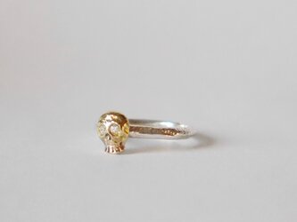skull ring（sv*brass*ジルコニア）の画像