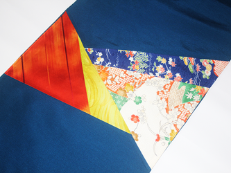 正絹なごや帯　刺繍　キリバミの画像