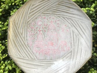 kakiotoshi   ｰ 八角5寸皿　あの街の画像