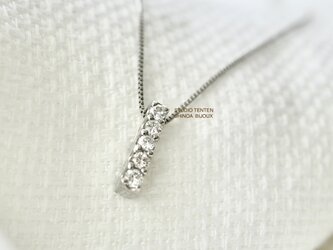 Pt 0.2ct diamond ネックレスの画像