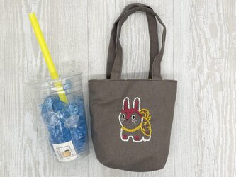 カフェバッグ 　張り子ウサギの画像