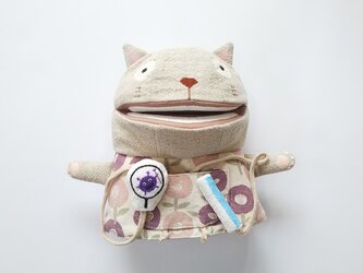 ＋hand puppet＋ 歯みがきトレーニング 猫 No.2 　の画像