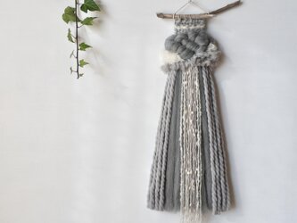 【一点もの】流木 ウィービングタペストリー　『 natural gray,d.』の画像