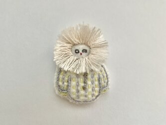 冬のひと - ブローチの画像