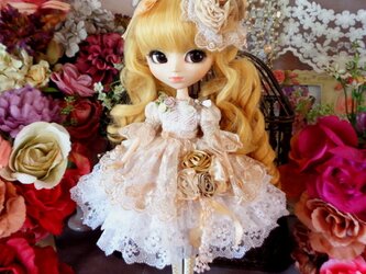 ロリータロマンス シャンパンカラーのシンフォニー 優美に舞うフェアリードールドレスの画像