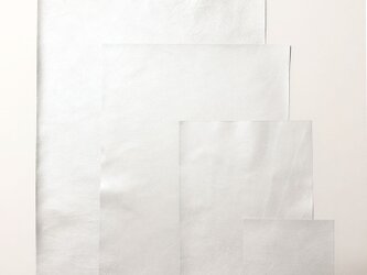送料無料・布のように薄いカンガルーレザーFabRoo・B4サイズ【パールホワイト】の画像