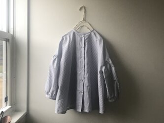 ストライプのフレアブラウス（o-to-114）の画像