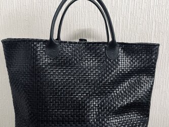 スペインメッシュレザーのA４すっぽりトートバックの画像