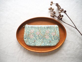 ラウンドポーチ（小さめタイプ） 「Sweet Briar」 グリーンの画像