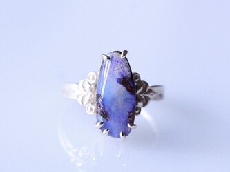 ボルダーオパール K10リング LINDEN(リンデン)の画像