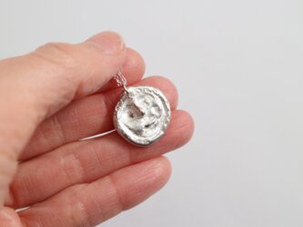 【Silver925】顔のある太陽のネックレスの画像